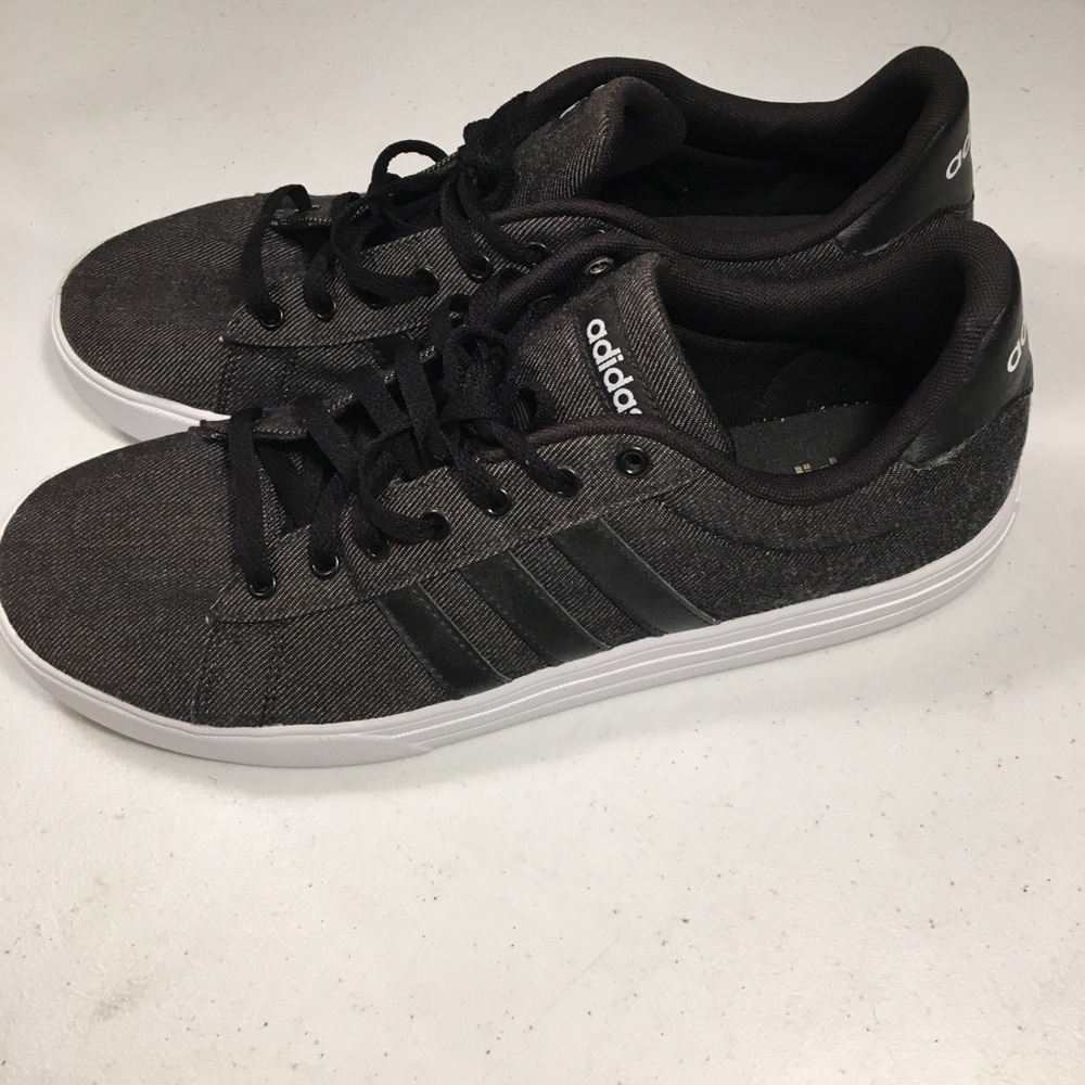 Adidas Sneakers Black Denim Size 12 Ortholite Float